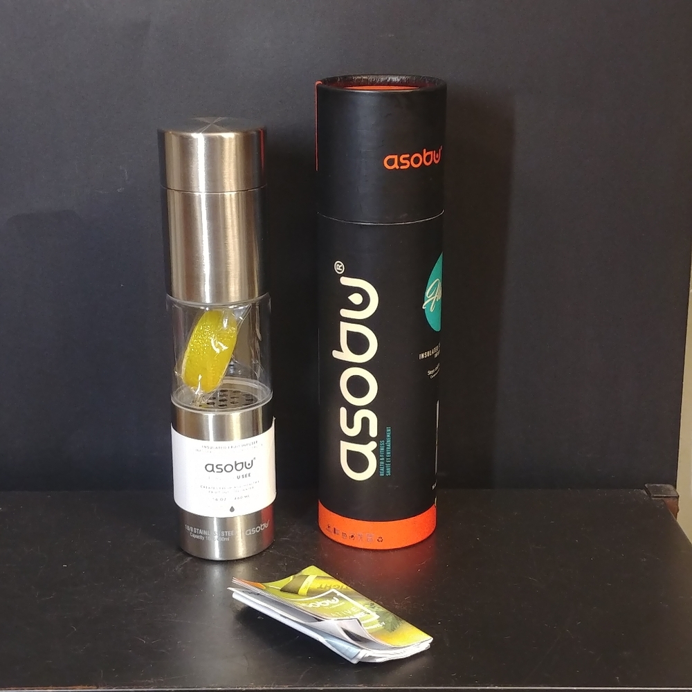 Asobu insulated fruit infuser stainless steel 16oz